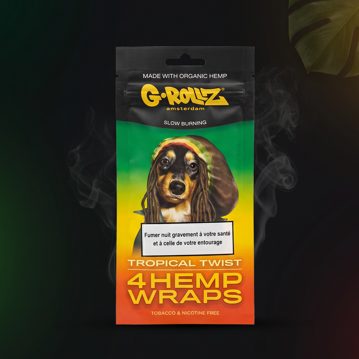 Rollz Tropical Twist – 4 Hemp Wraps