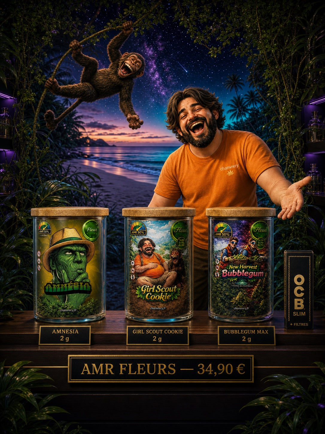 Coffret Explorateur AMR Fleurs Chanvrery — Amnesia, Girl Scout Cookie et Bubblegum Max