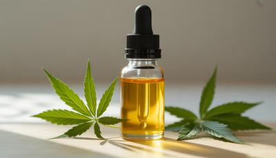 Flacon CBD 10ml élégant avec pipette en verre