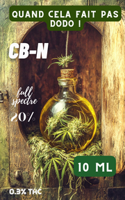 Huile CBN 20% Sommeil Réparateur