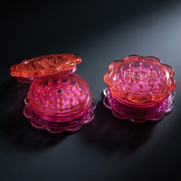 Grinder Plastique 3 Parties — Broyeur Compact Pas Cher