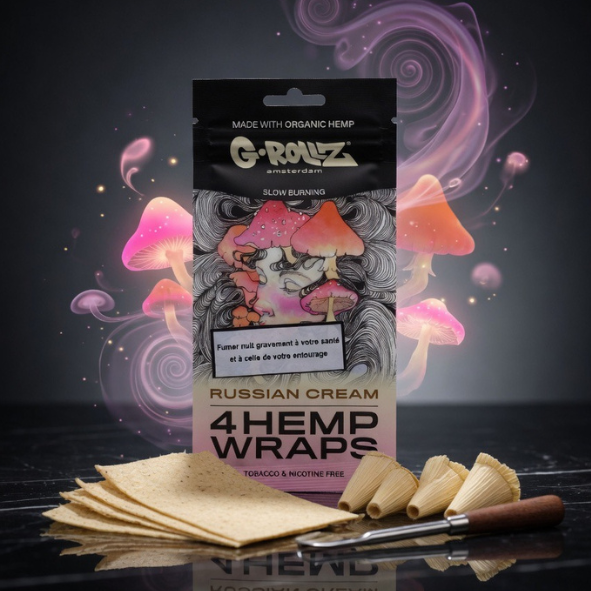 Rollz Russian Cream – 4 Hemp Wraps