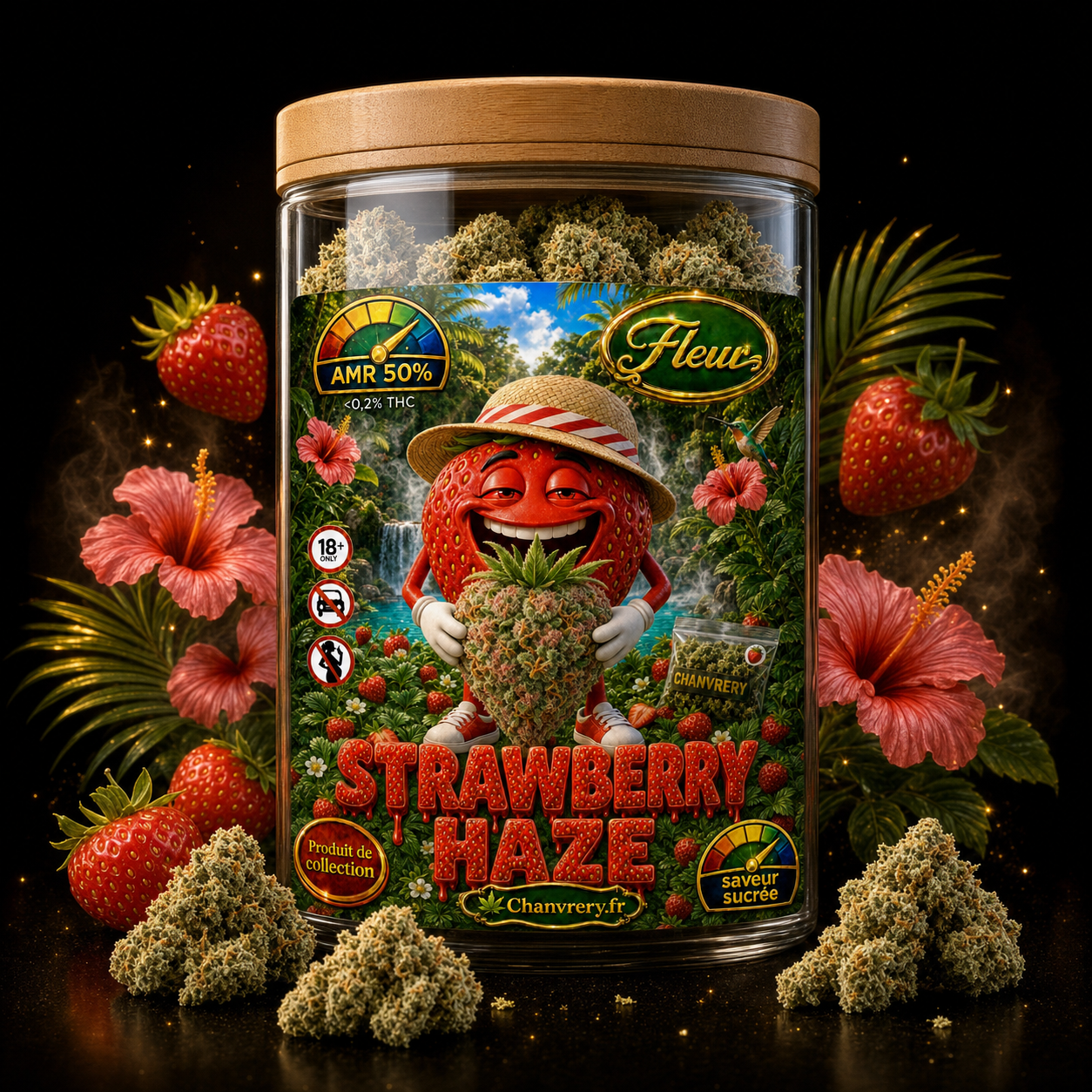 FLEUR DE CBD STRAWBERRY HAZE AMR