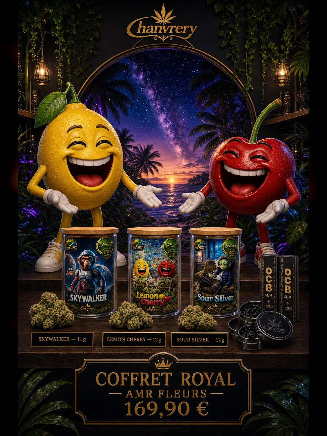 Coffret Royal AMR Fleurs Chanvrery au format 3:4