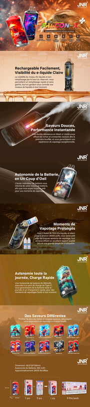 puff JNR 28k watermelon mango peach