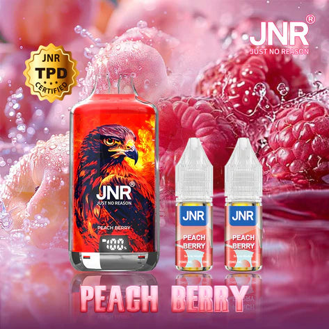 puff JNR 28k peach berry
