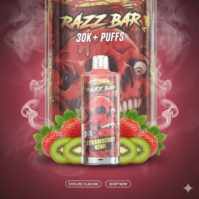 puff razzbar 30k strawberry kiwi