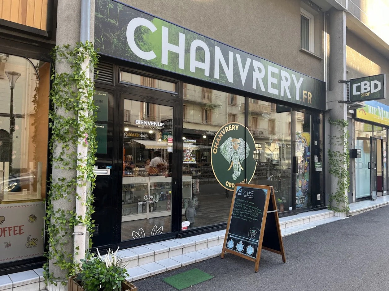 Devanture de la boutique Chanvrery Chambéry
